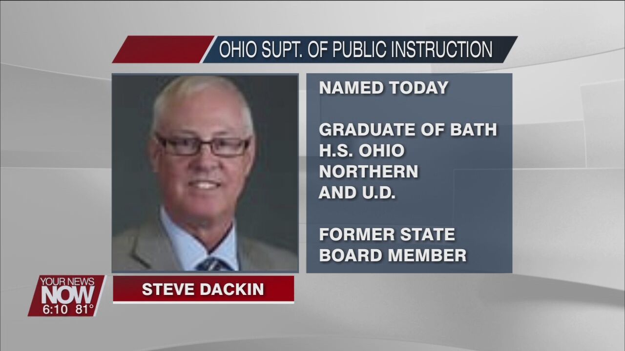 Bath and ONU grad named Ohio's Superintendent of Public Instruction